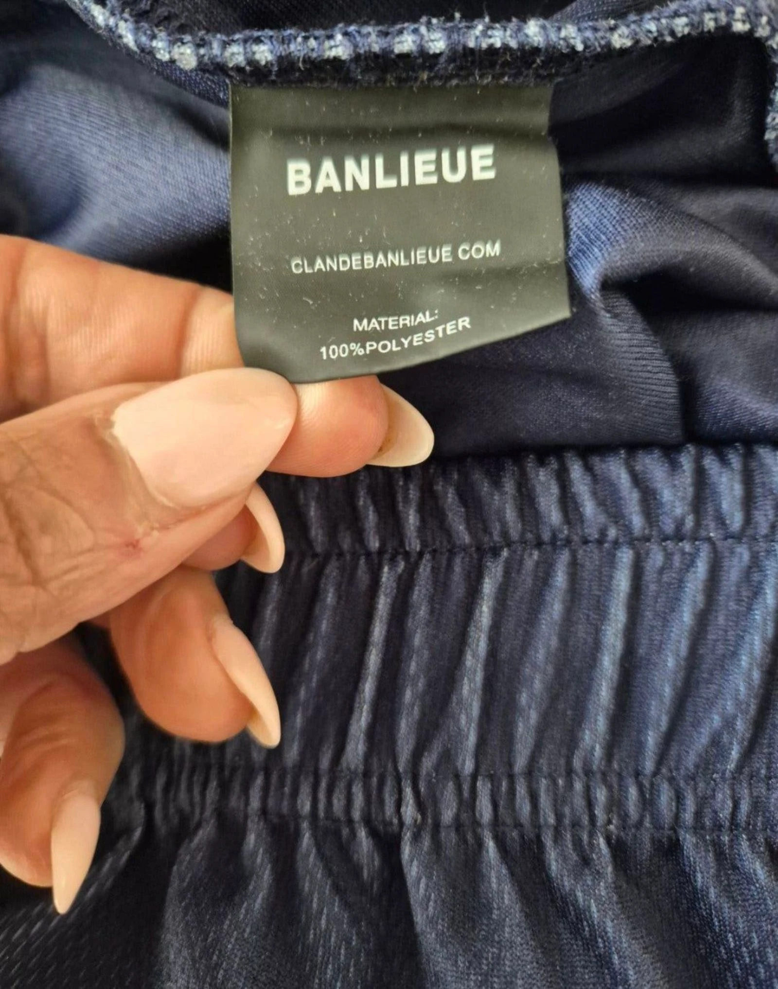 Clan de Banlieue Mesh Basketball Shorts Dark Blue / White – Sporty Shorts – photo 8